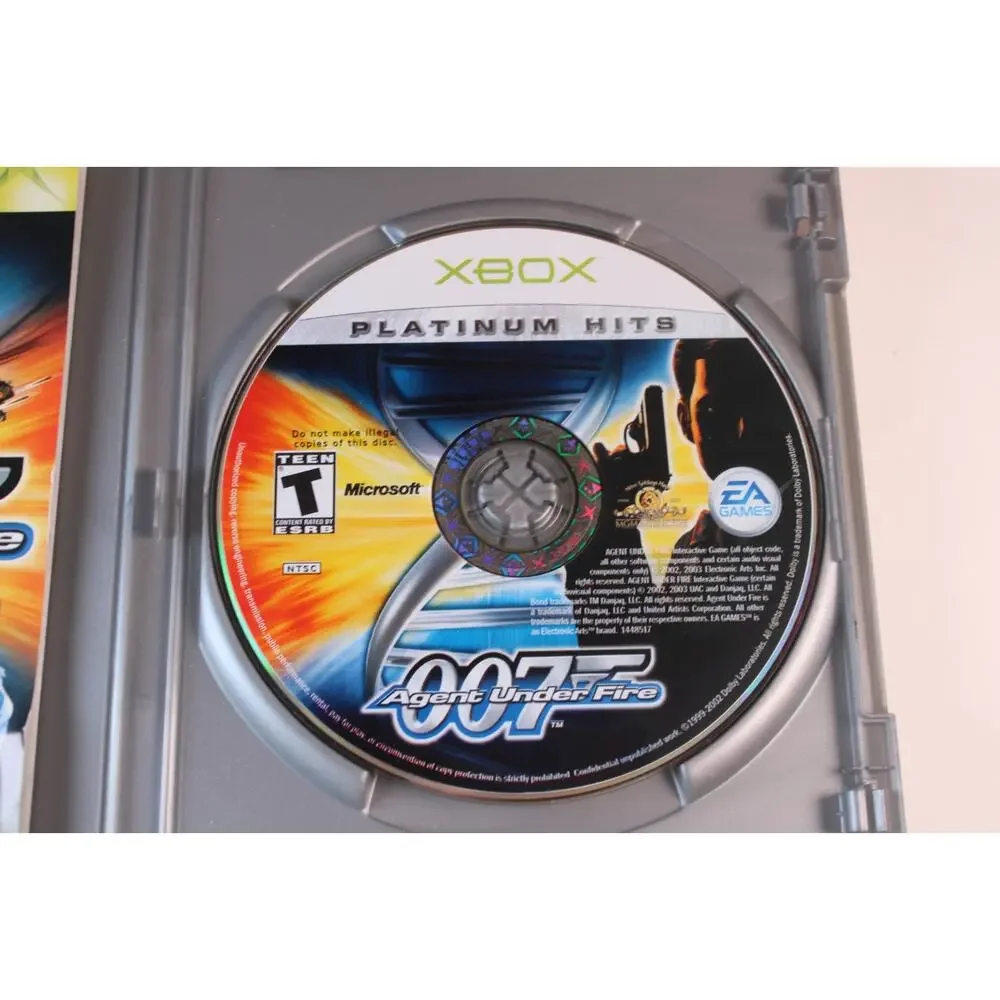 James Bond 007 in Agent Under Fire (Microsoft Xbox, 2002) Complete, tested